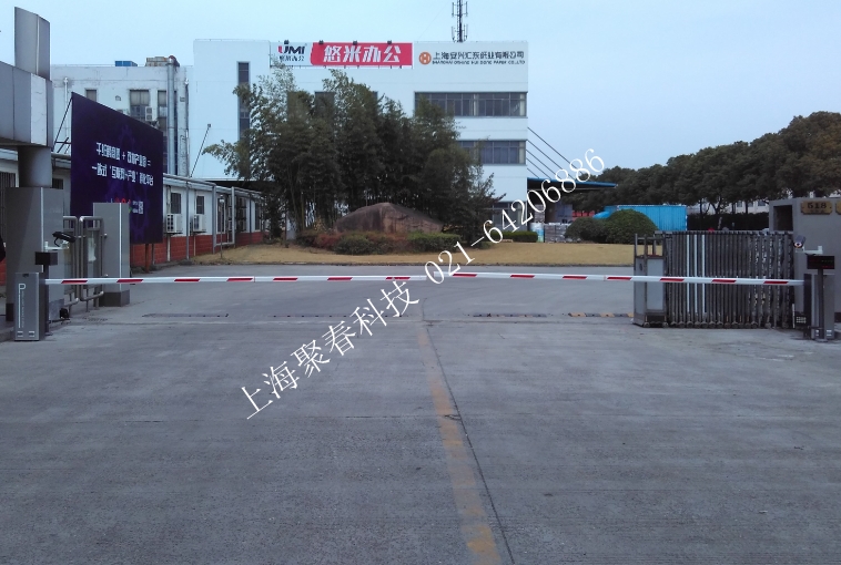 上海双柏工业区车牌识别一进一出